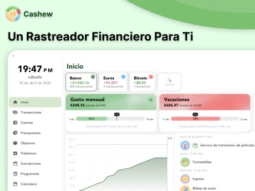 Cashew—Expense Budget Tracker iPad screenshot 1