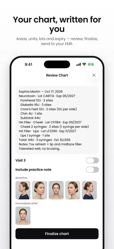 Injector Planner: Mapa Botox screenshot 4 of 8