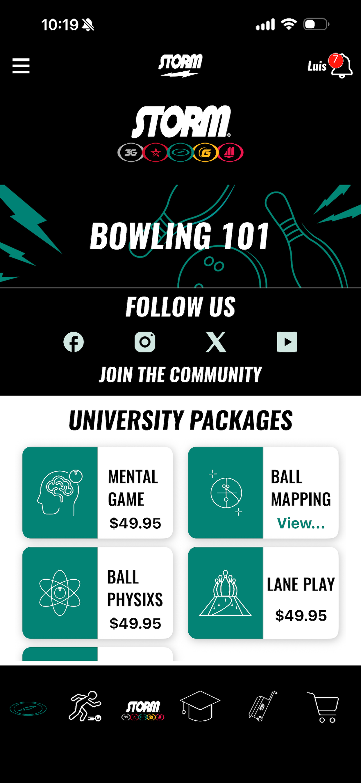 Storm Bowling