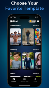 Gimi AI - AI Video Generator screenshot