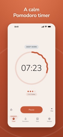 Pomi: Calm Focus Timer Screenshot 1 of 5