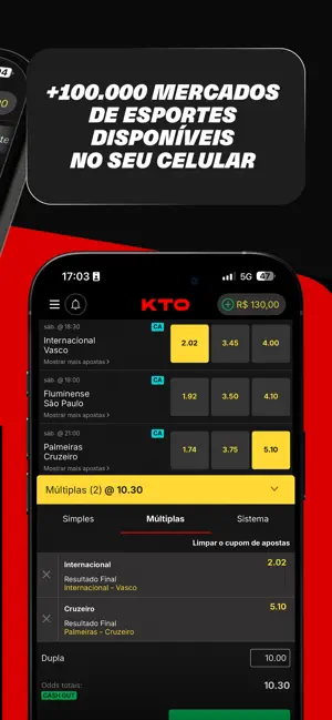 KTO: Apostas e Cassino iPhone screenshot 3