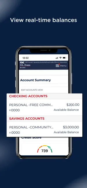 D.L. Evans Bank Mobile Banking screenshot 2