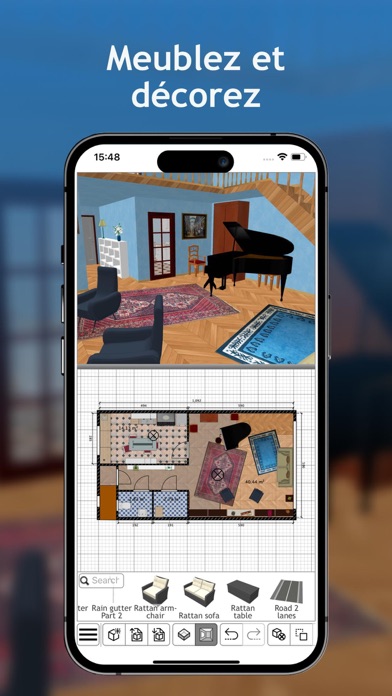 Screenshot #3 pour Sweet Home 3D: Deco Maison