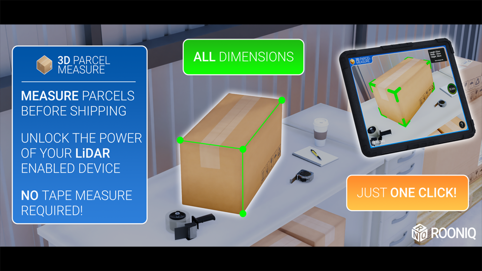 Parcel Measure (iOS) 由: ROONIQ GmbH