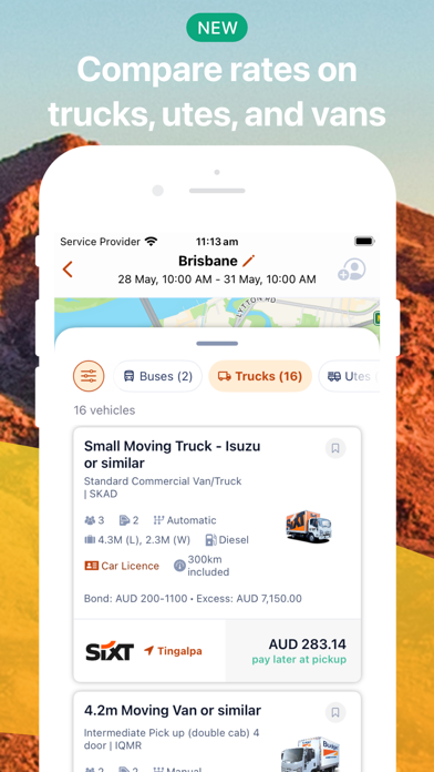 VroomVroomVroom - Car Hire Screenshot