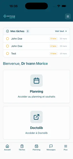 Osmose Sante screenshot 1