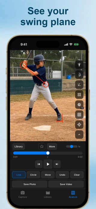 BaseballDraw: Swing Analyzer App Store search result