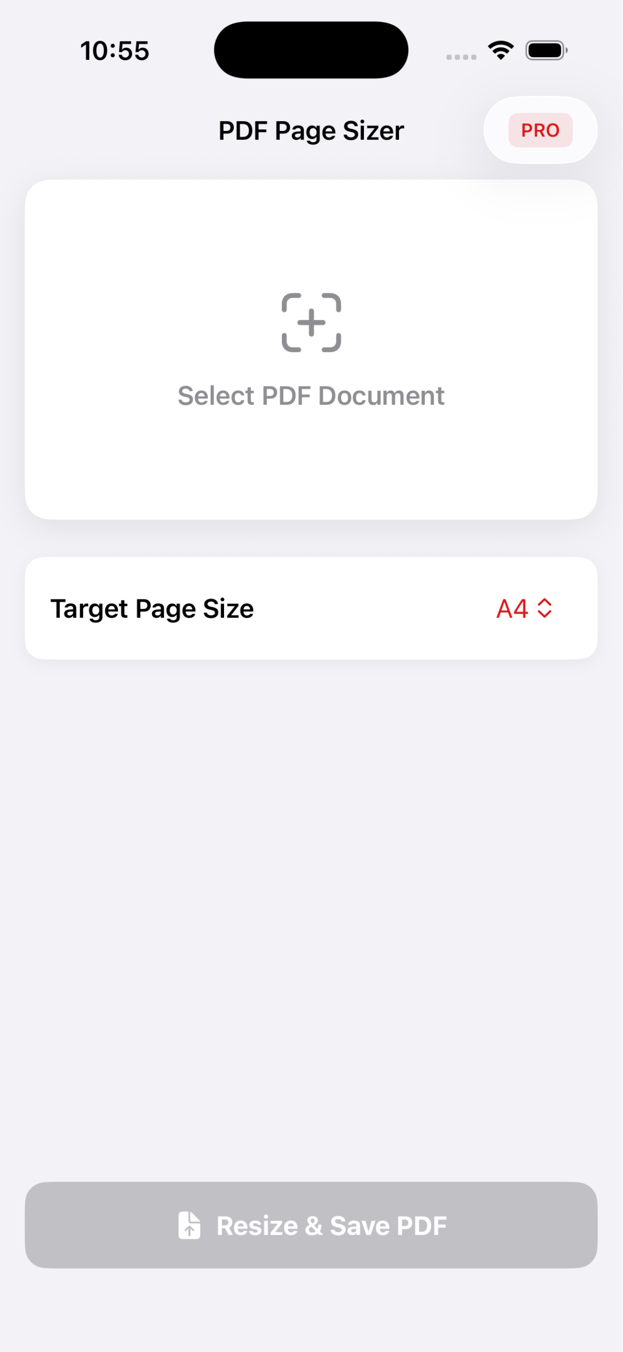 Resize PDF - PDF Page Sizer screenshot 3