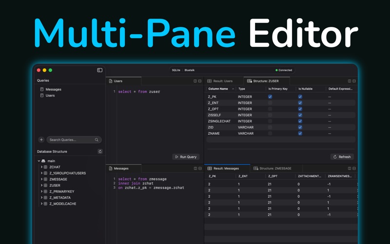 DrillBase - SQLite Explorer screenshot