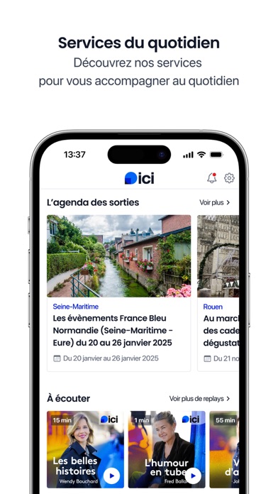 ici : actu locale, radio, TV Screenshot