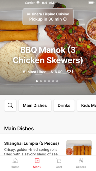 Kusinera Filipino Cuisine iPhone screenshot 2 - Food & Drink app