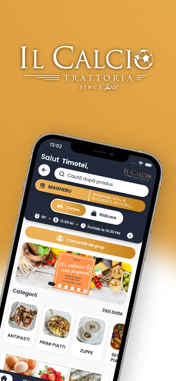 Screenshot #1 pour Trattoria Il Calcio