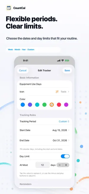 CountCal: Day Tracker screenshot 3