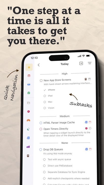 Focus: Task Calendar