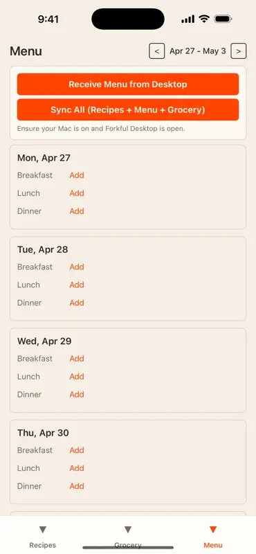 Forkful Mobile screenshot 3 of 4