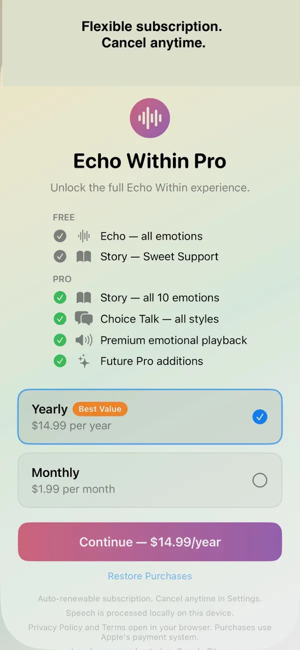 Screenshot #3 pour Echo Within