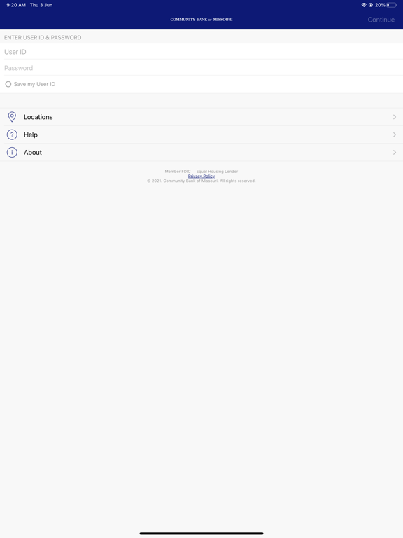CBOM Mobile iPad screenshot 2 - Finance app
