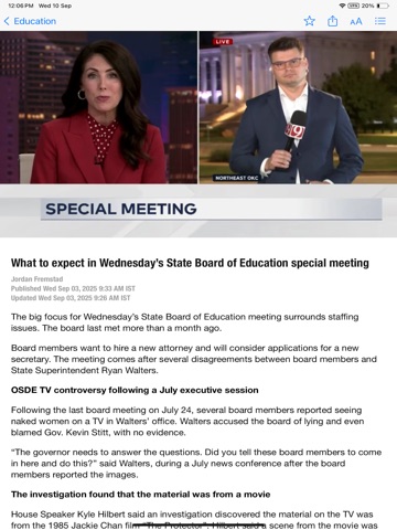 News 9 iPad screenshot 3