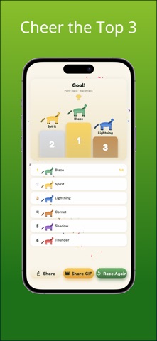 Pony Race - PonyRace iPhone screenshot