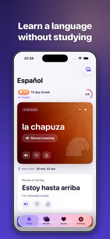 Loro: Learn Languages Daily Screenshot 1 of 8
