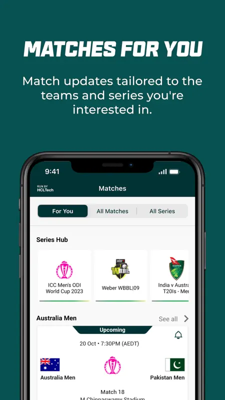 Cricket Australia Live screenshot 5 of 7