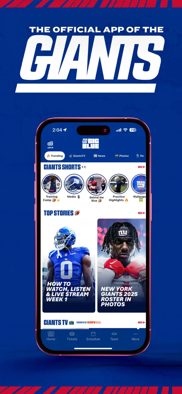 Screenshot #1 pour New York Giants