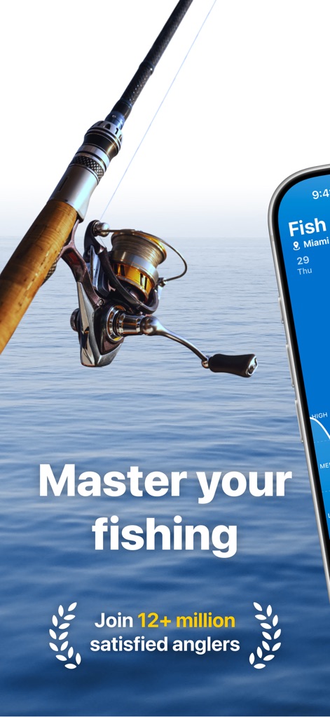 Fishing Points: Map & Forecast - Sports App | MWM