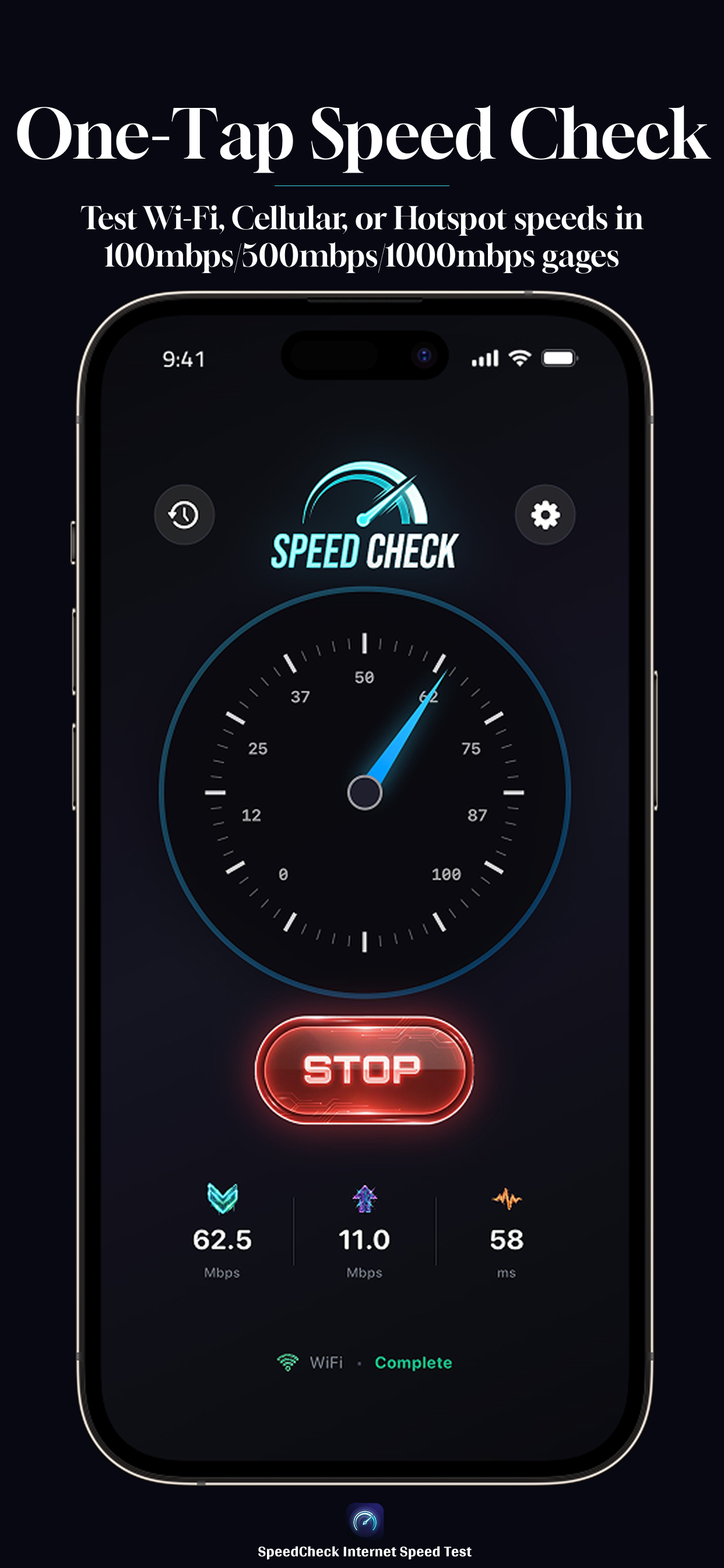 SpeedCheck Internet Speed Test