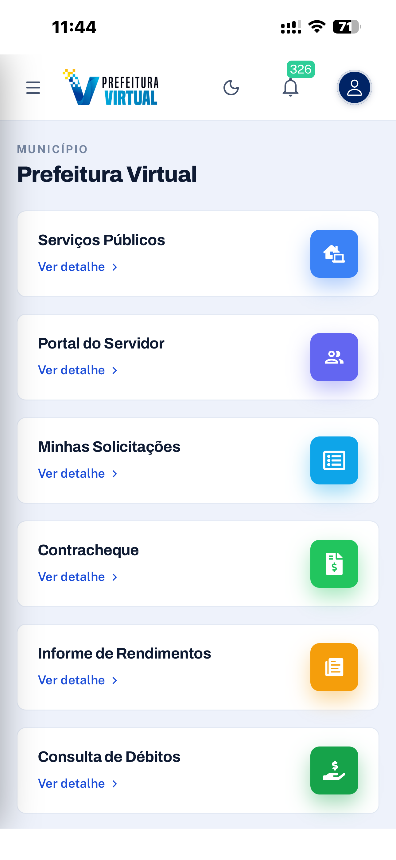 Prefeitura Virtual App screenshot 4