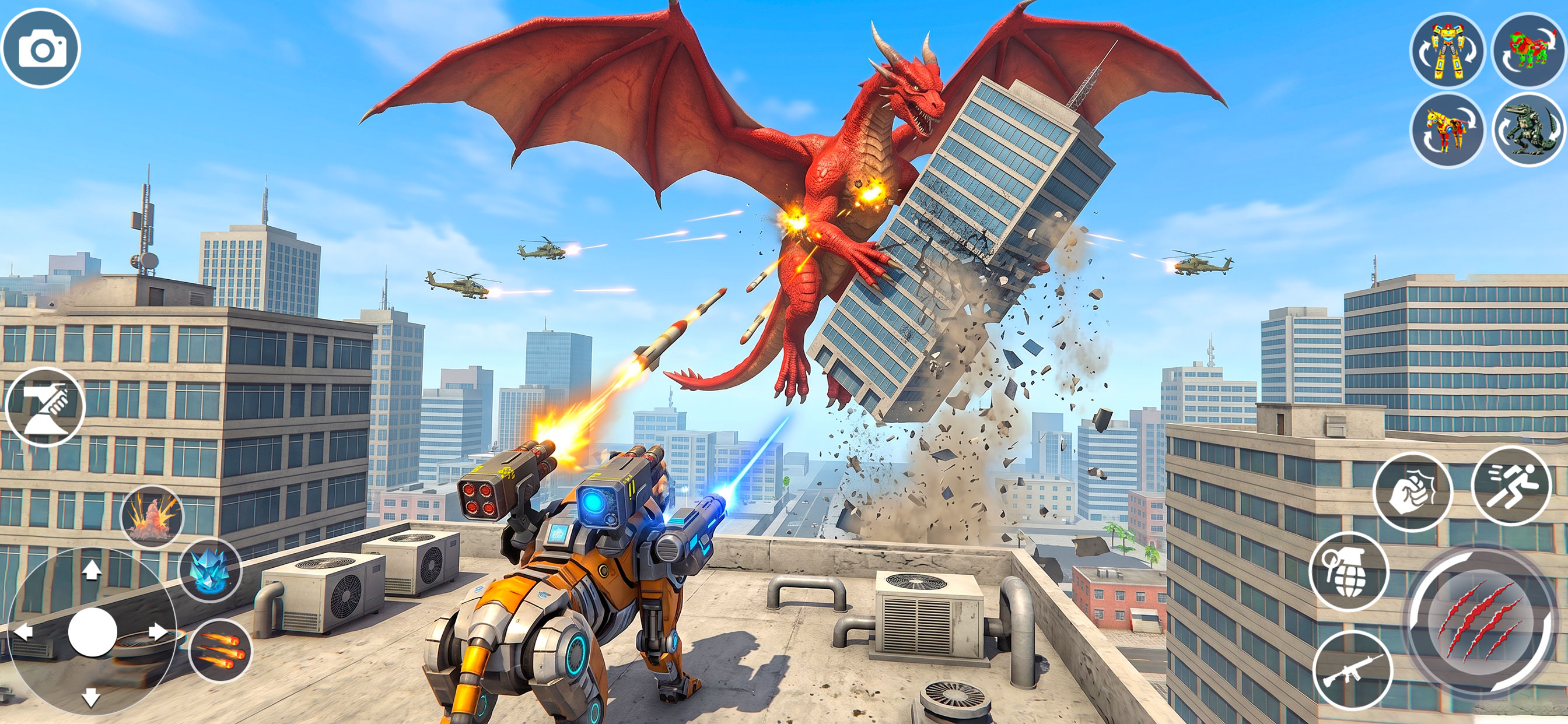 Animal Robot Transform Wars screenshot 5