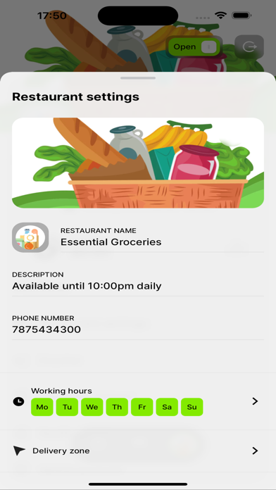 CulebraEats Vendor Screenshot