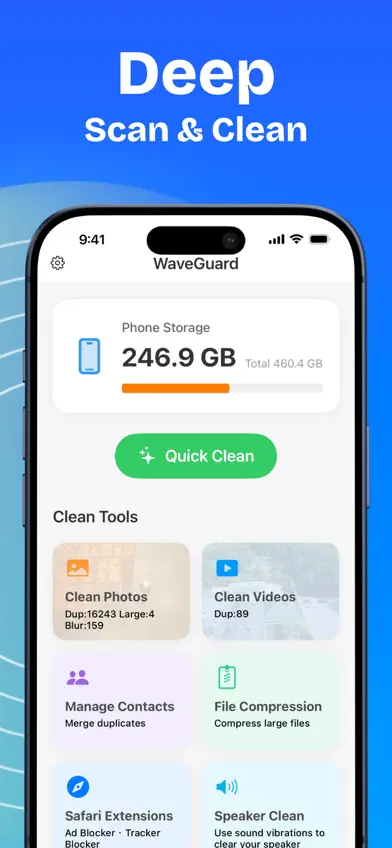 WaveGuard: Sound Clean screenshot 2