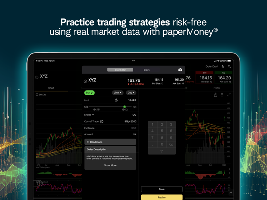 thinkorswim: Trade. Invest. iPad screenshot 8 - Finance app