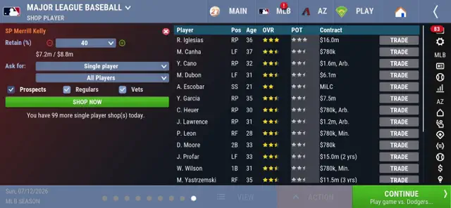 OOTP Baseball 27 Go! screenshot 8