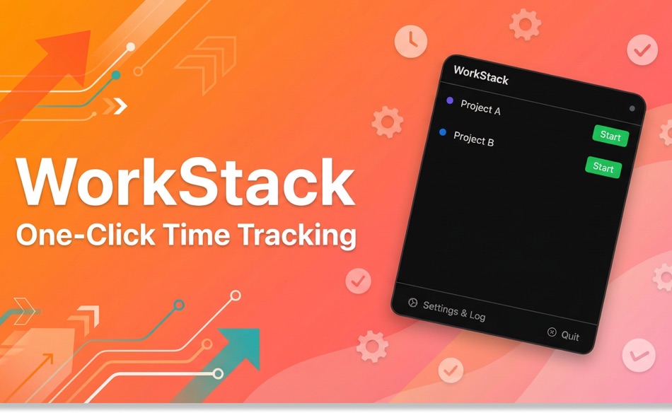 #1. WorkStack - Time Logger (macOS) Ved: Miwa Takayoshi