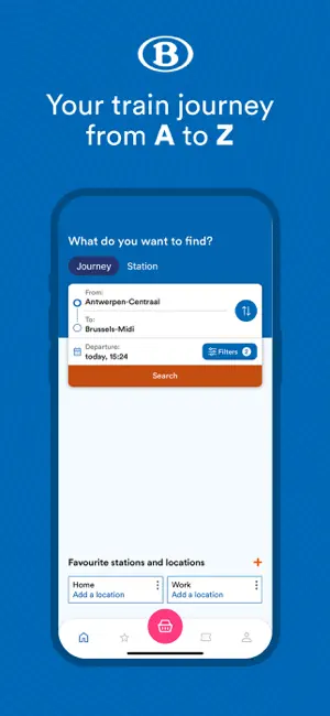 SNCB/NMBS: Timetable & tickets screenshot 1