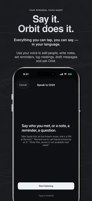 Orbit: Personal CRM & AI screenshot 3