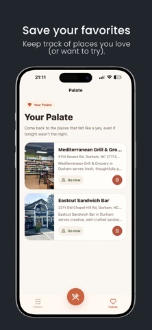 Palate: Restaurant Picker Screenshot 6 of 6