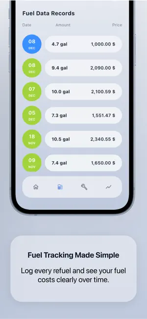RideLog - Fuel Tracker screenshot 3