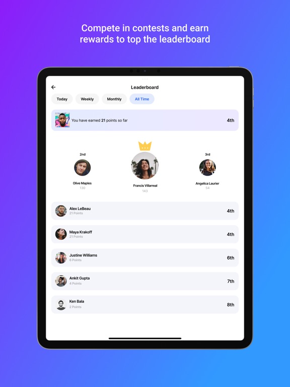 Trivie Learn iPad screenshot 6 - Business app