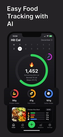 Hit Cal - AI Calorie Tracker Screenshot 1 of 7