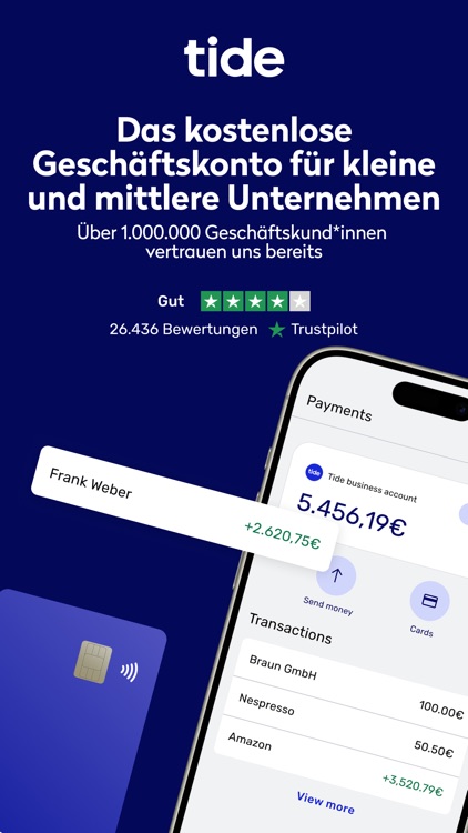 Tide Geschäftskonto App