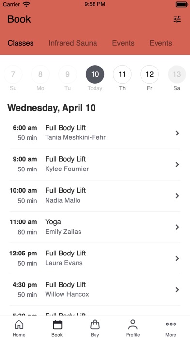 TWP Fitness Screenshot