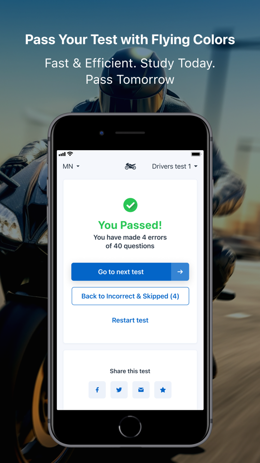 #6. Motorcycle DMV Written Test (iOS) Von: Infinity Loop Capital LLc