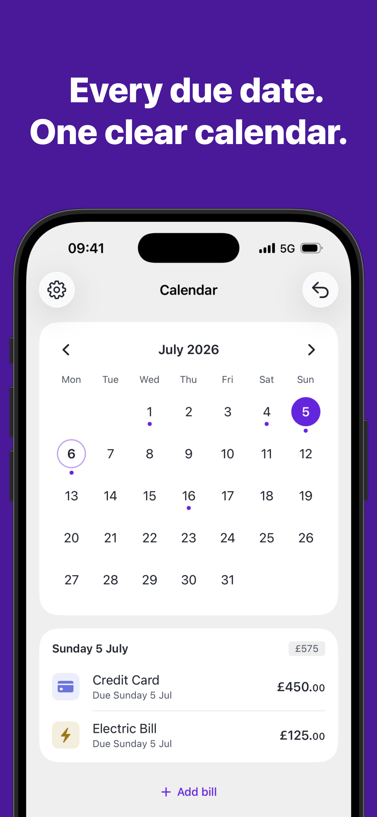 Bill Organizer: Billzo screenshot 3