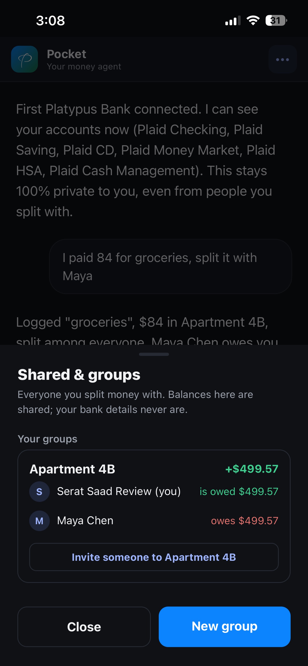 Screenshot 3 of PocketMoney: Money Agent