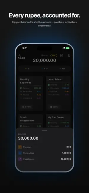 Amais: Money Manager screenshot 3