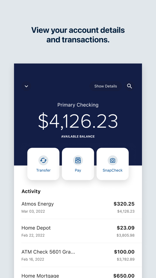 #3. Credit Union of America Mobile (iOS) By: Credit Union o America