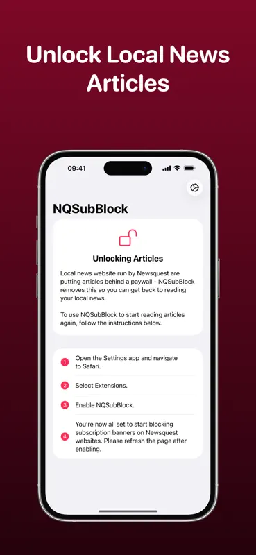 NQSubBlock - Block Sub Banner screenshot 1 of 1